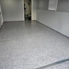 Epoxy Flooring Installed in One Car Garage and Utility Room in Watertown, CT